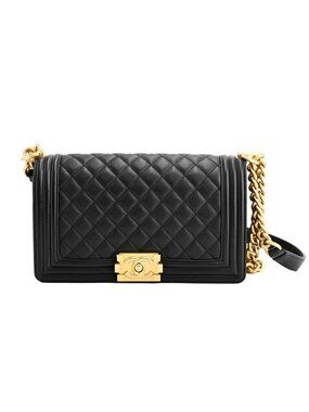 Chanel Boy Chanel Handbag Shoulder Bag Black A67086